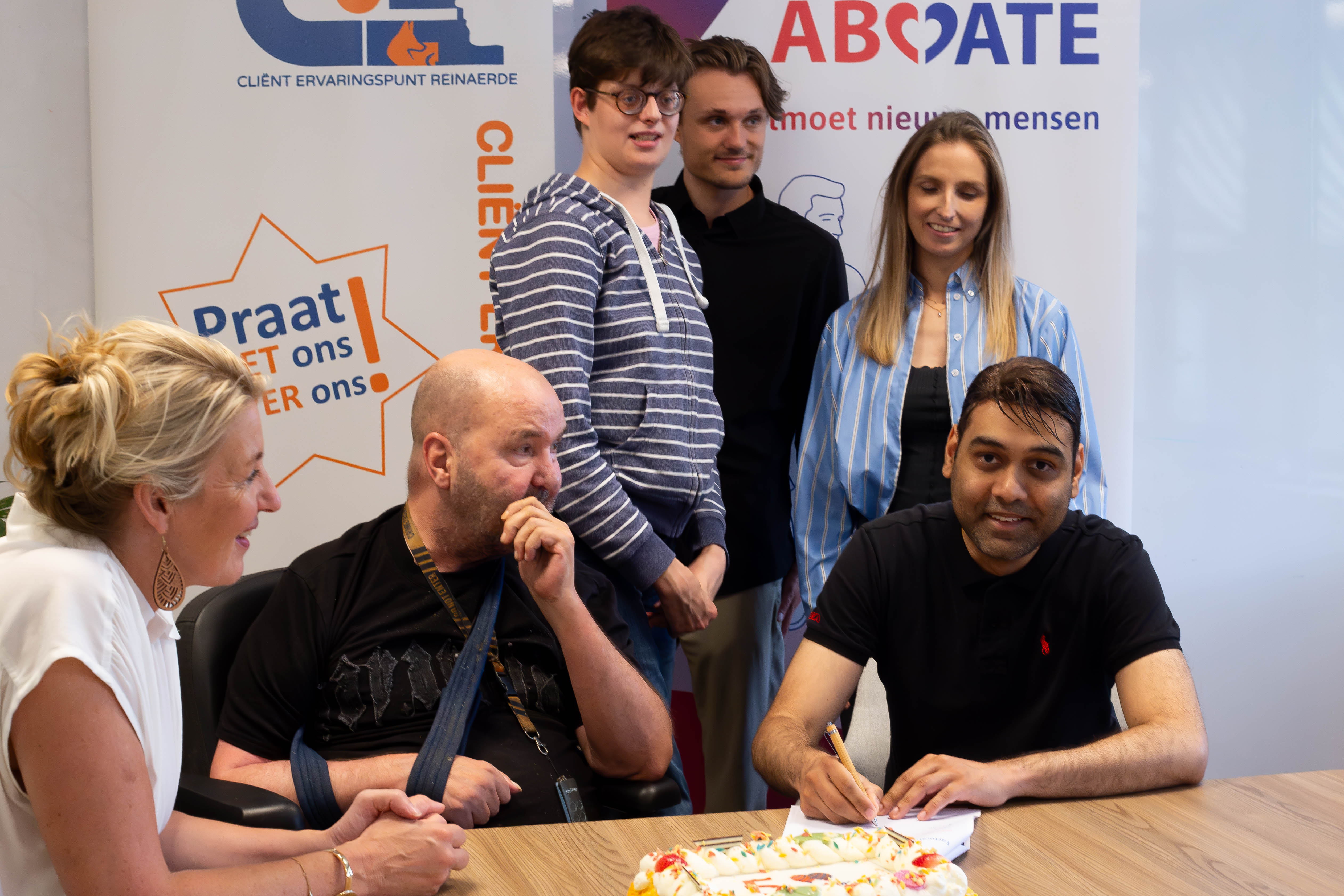 Ook Damian bezoekt de activiteiten al jarenlang met veel plezier en helpt altijd mee.